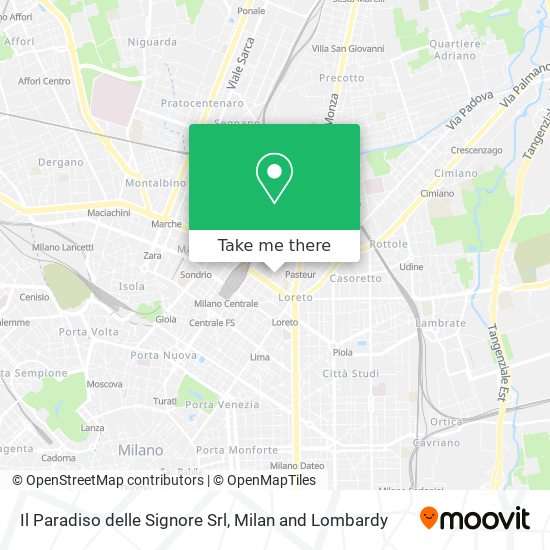 Il Paradiso delle Signore Srl map