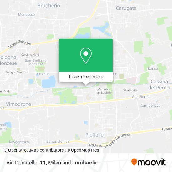 Via Donatello, 11 map