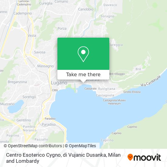 Centro Esoterico Cygno, di Vujanic Dusanka map