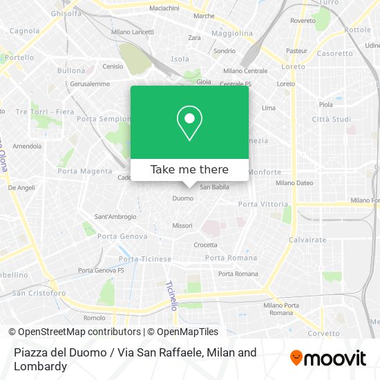 Piazza del Duomo / Via San Raffaele map