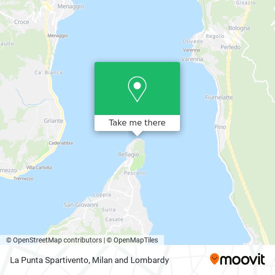 La Punta Spartivento map