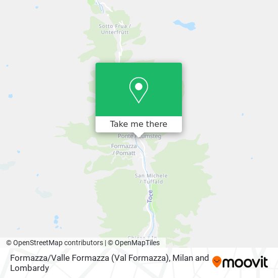 Formazza / Valle Formazza (Val Formazza) map