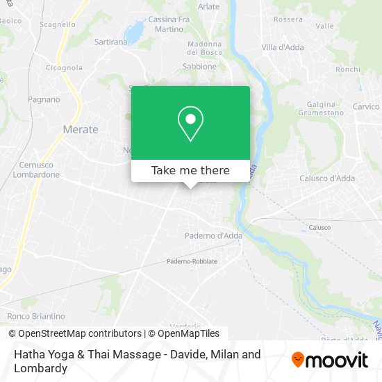 Hatha Yoga & Thai Massage - Davide map