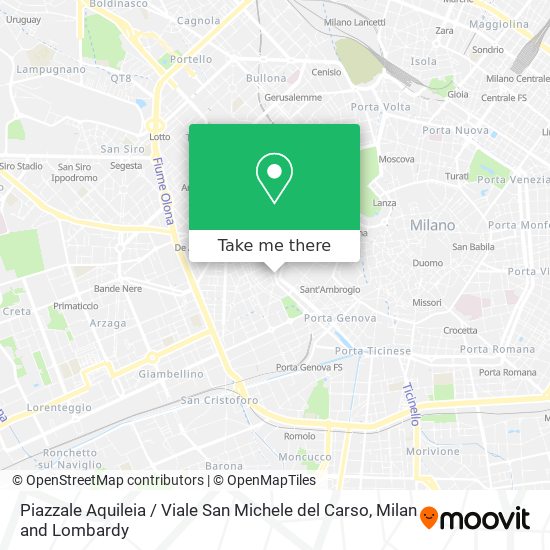 Piazzale Aquileia / Viale San Michele del Carso map