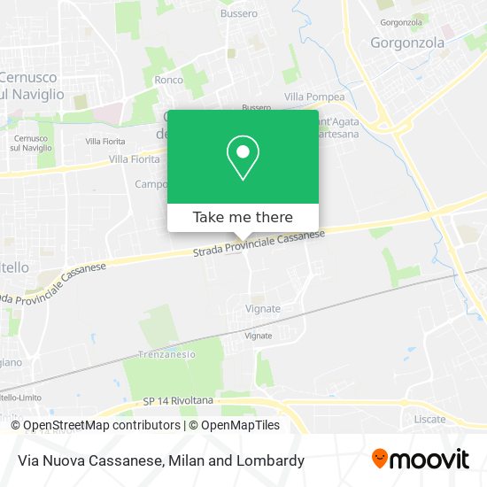 Via Nuova Cassanese map