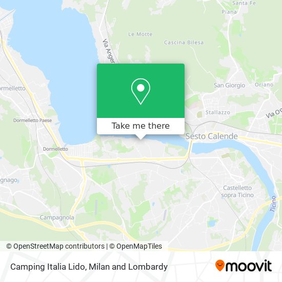 Camping Italia Lido map