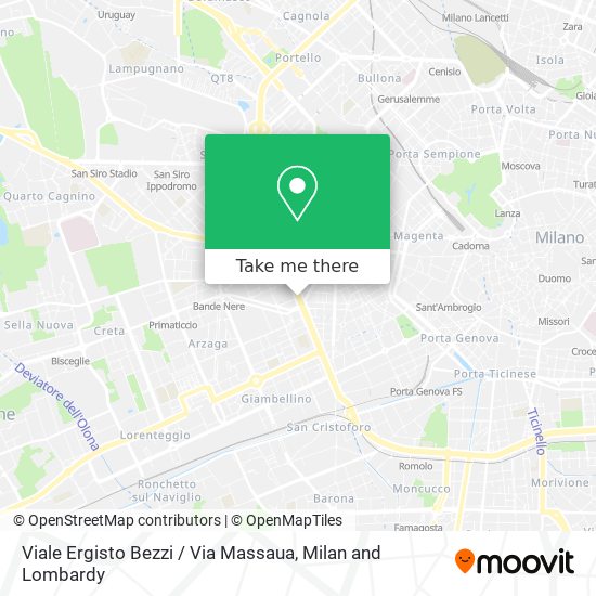 Viale Ergisto Bezzi / Via Massaua map