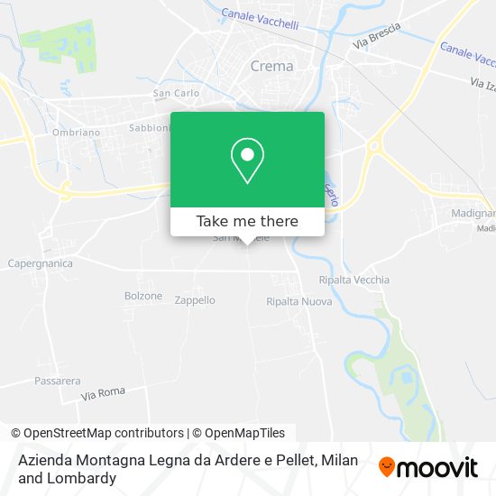 Azienda Montagna Legna da Ardere e Pellet map