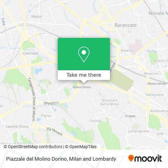Piazzale del Molino Dorino map