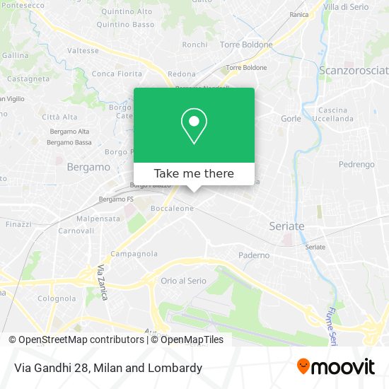 Via Gandhi 28 map
