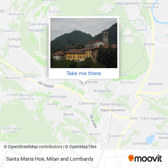 Santa Maria Hoè map