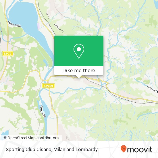 Sporting Club Cisano map