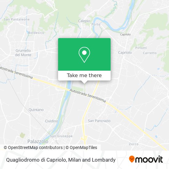 Quagliodromo di Capriolo map