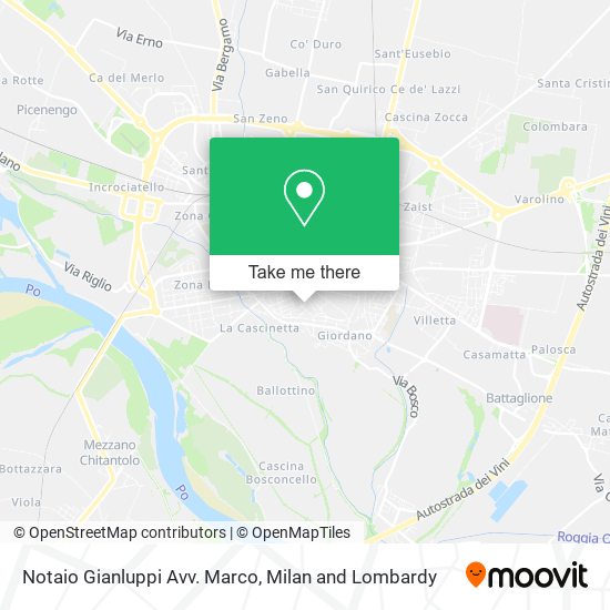 Notaio Gianluppi Avv. Marco map