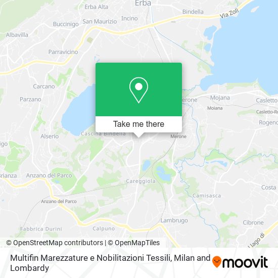 Multifin Marezzature e Nobilitazioni Tessili map