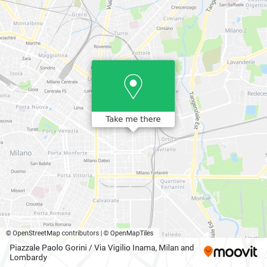 Piazzale Paolo Gorini / Via Vigilio Inama map
