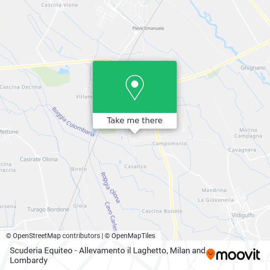 Scuderia Equiteo - Allevamento il Laghetto map