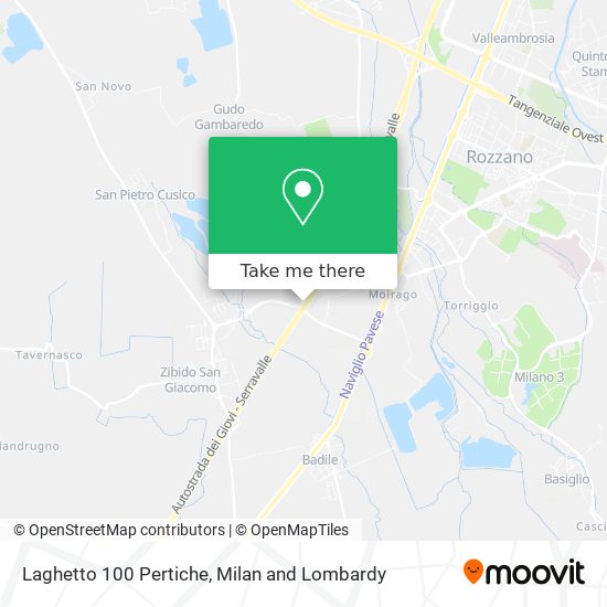 Laghetto 100 Pertiche map