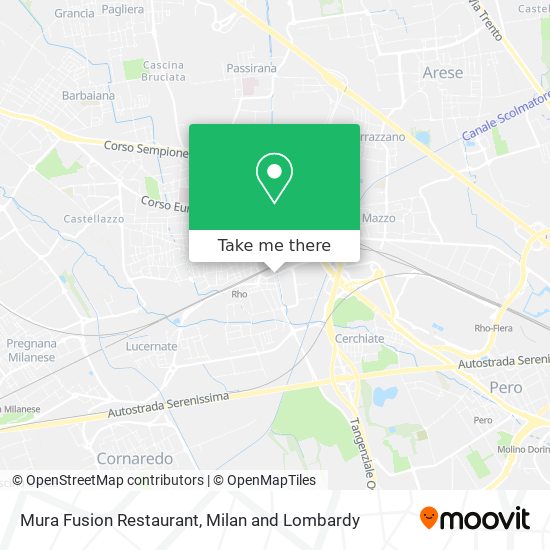 Mura Fusion Restaurant map