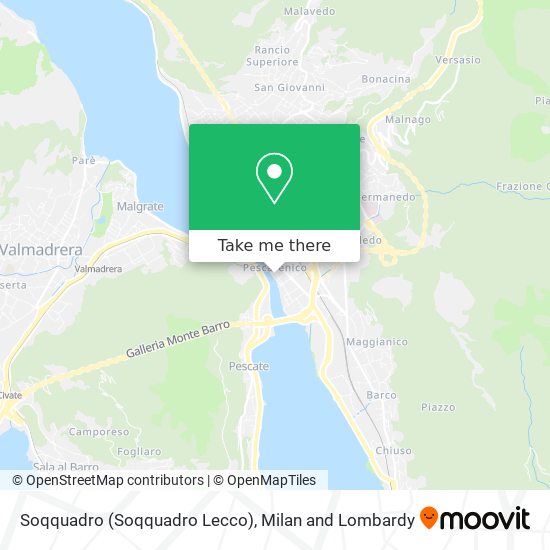 Soqquadro (Soqquadro Lecco) map