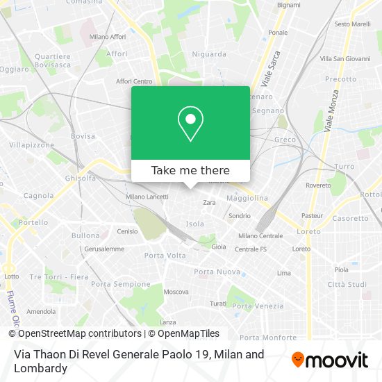 Via Thaon Di Revel Generale Paolo 19 map