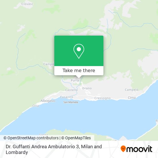Dr. Guffanti Andrea Ambulatorio 3 map