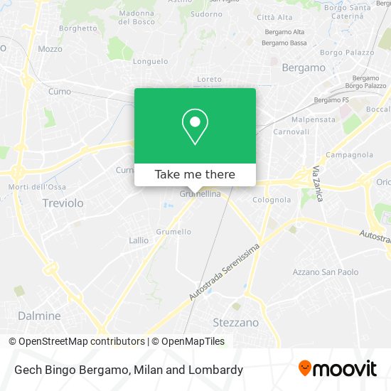 Gech Bingo Bergamo map