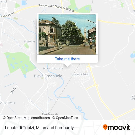 Locate di Triulzi map