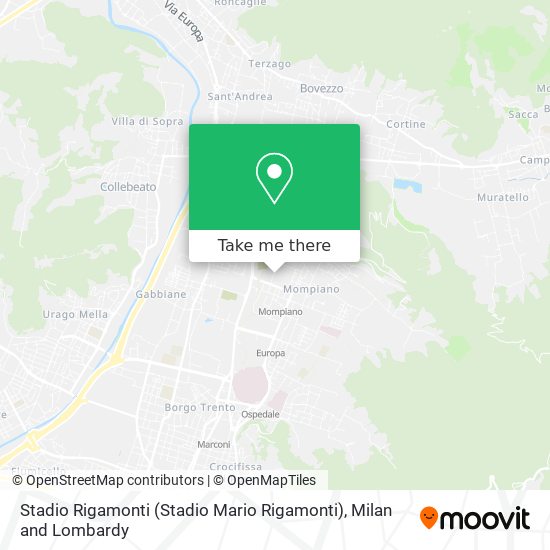 Stadio Rigamonti (Stadio Mario Rigamonti) map