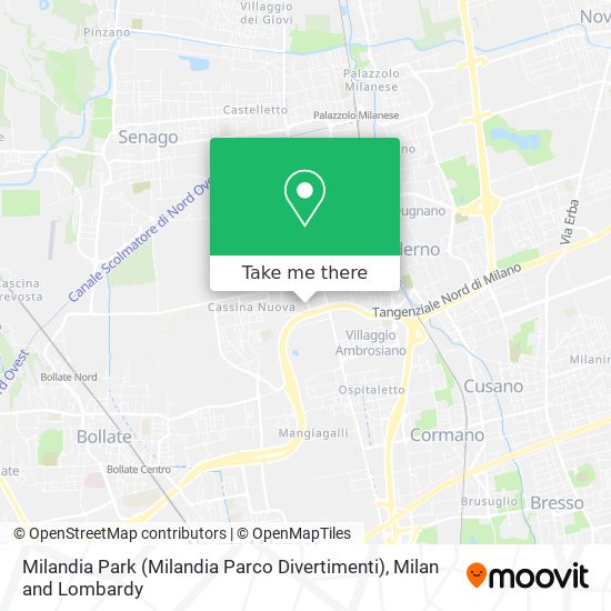 Milandia Park (Milandia Parco Divertimenti) map