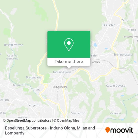 Esselunga Superstore - Induno Olona map