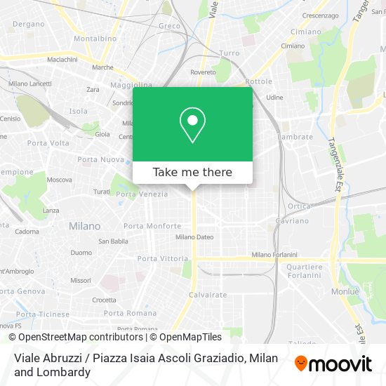 Viale Abruzzi / Piazza Isaia Ascoli Graziadio map