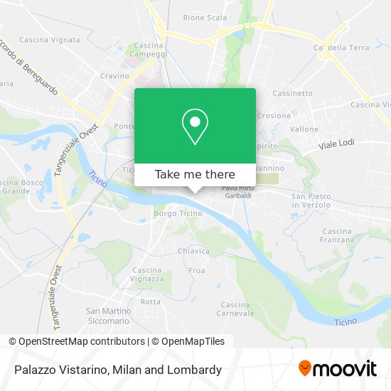 Palazzo Vistarino map