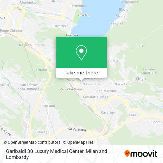 Garibaldi 30 Luxury Medical Center map
