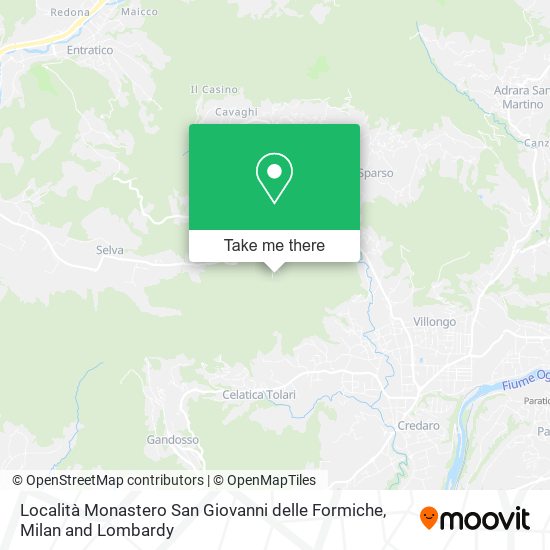 Località Monastero San Giovanni delle Formiche map