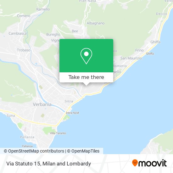 Via Statuto 15 map