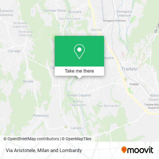 Via Aristotele map