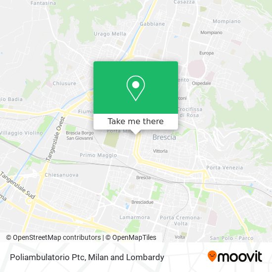 Poliambulatorio Ptc map