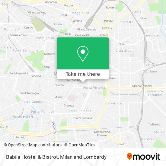 Babila Hostel & Bistrot map
