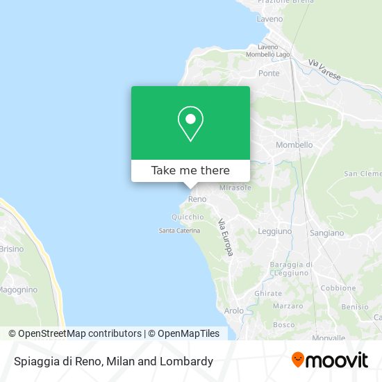 Spiaggia di Reno map