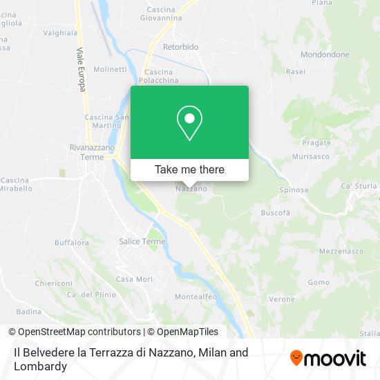 Il Belvedere la Terrazza di Nazzano map