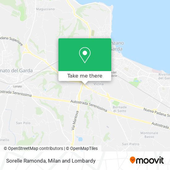 Sorelle Ramonda map