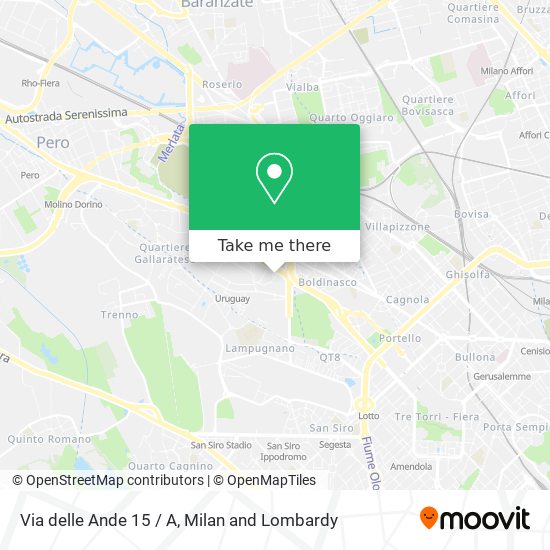 Via delle Ande 15 / A map