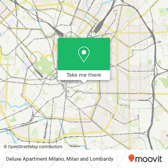 Deluxe Apartment Milano map