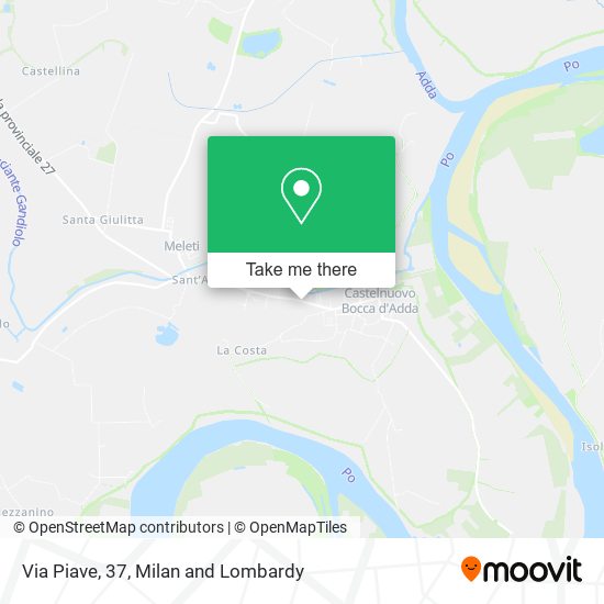 Via Piave, 37 map