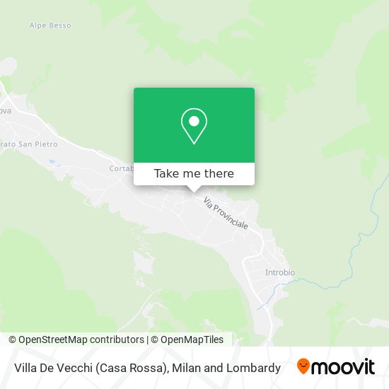 Villa De Vecchi (Casa Rossa) map