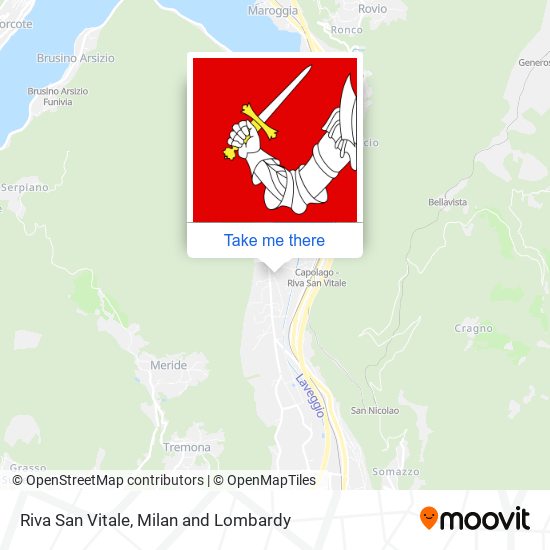 Riva San Vitale map