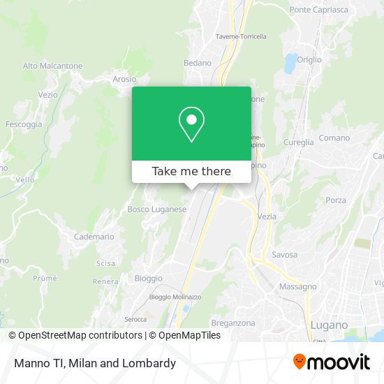 Manno TI map