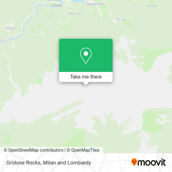 Gridone Rocks map