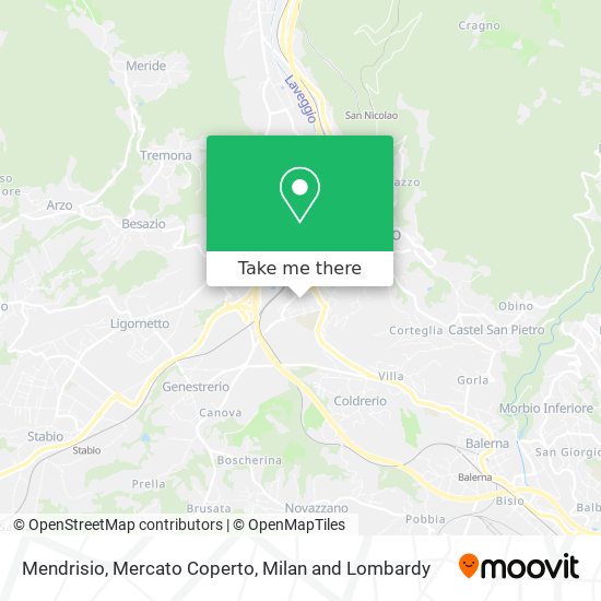 Mendrisio, Mercato Coperto map